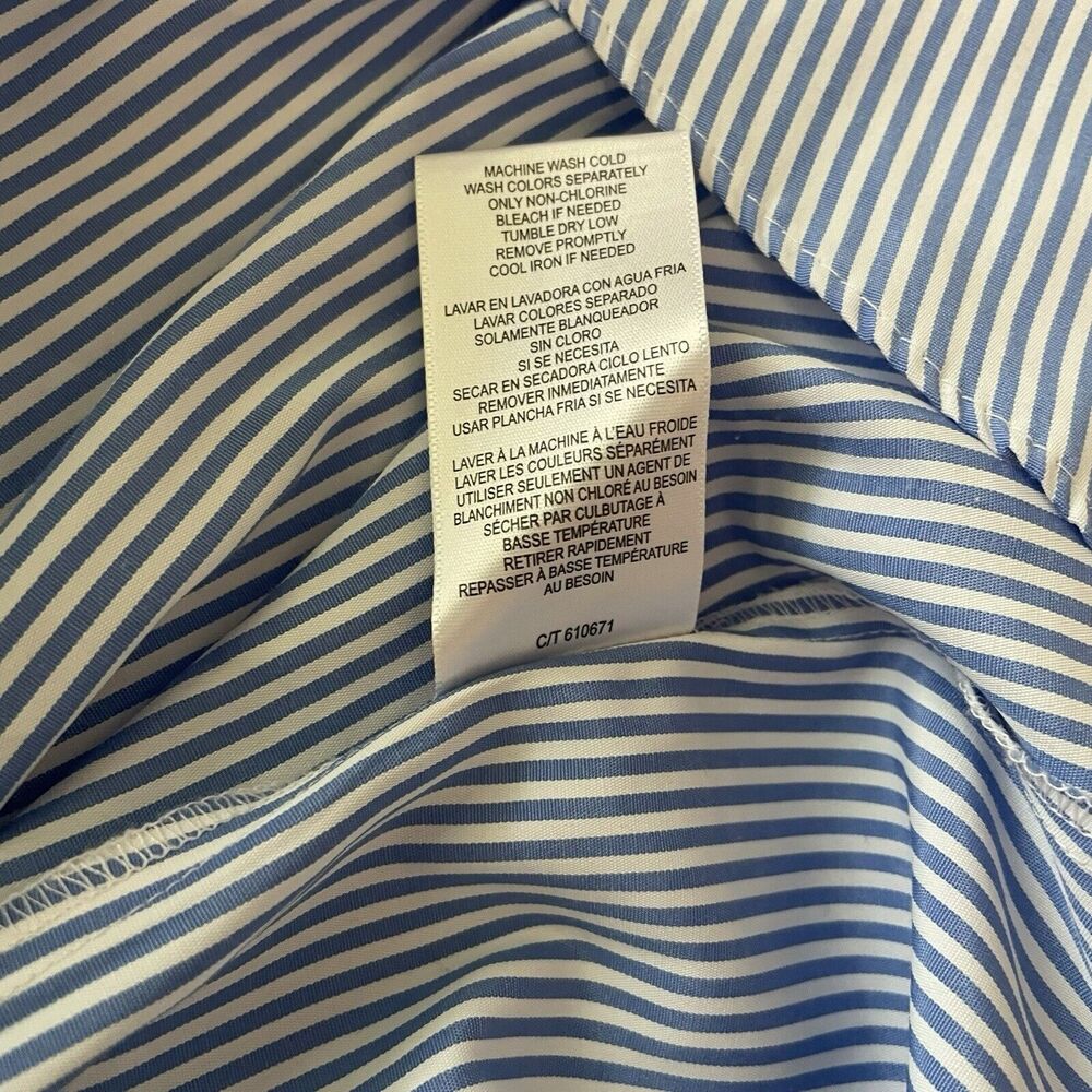 Maison Tara Blue and White Striped Maxi Dress - Picture 14 of 15